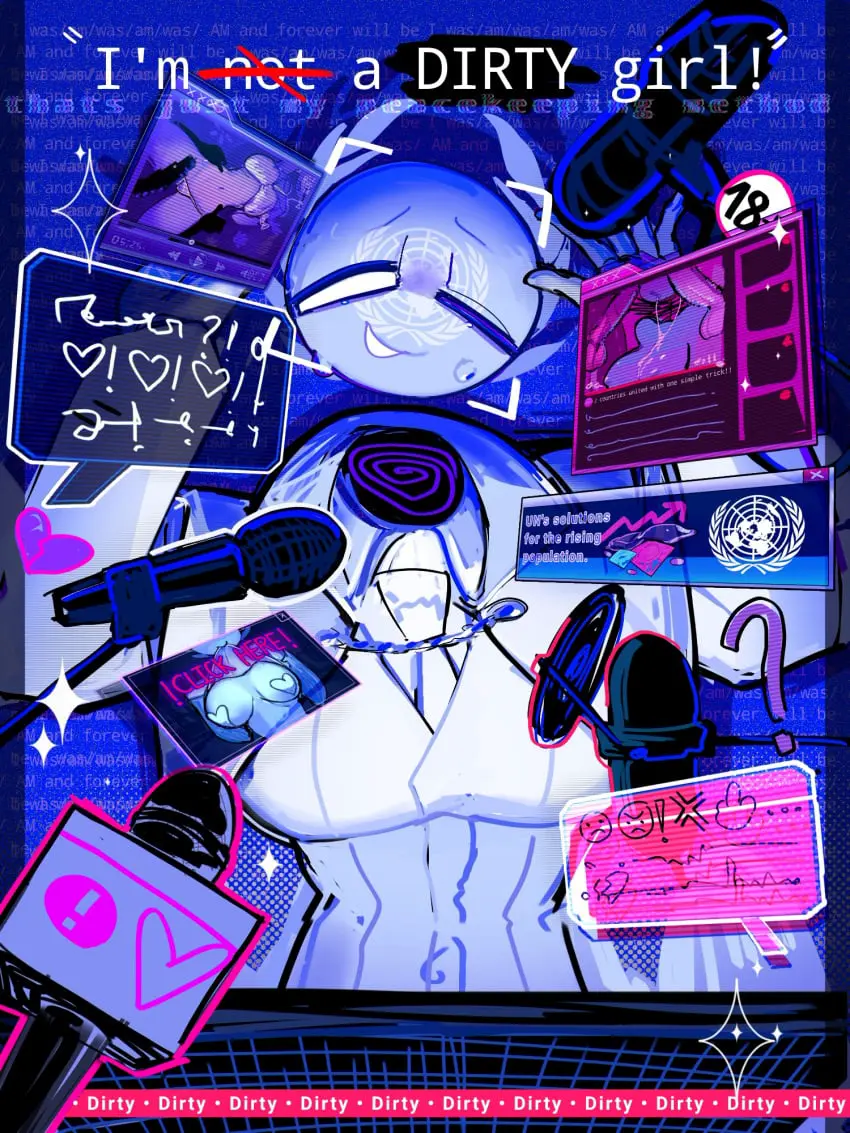 Image 1girls,breasts,female,cum,male,sweat,2boys,tagme,nervous,nervous_smile,3boys,anon,countryhumans,countryhumans_girl,oceanic_pallete,united_nations_(countryhumans),news_report,united_nations