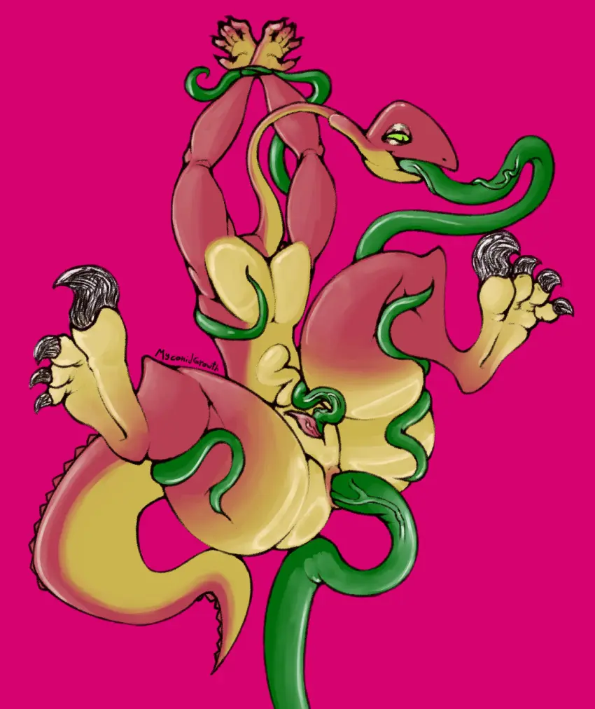 Image hi_res,solo,male,oral,penis,tail,ass,sex,anal,anal_sex,male_only,anthro,penetration,tentacle,tentacle_sex,genitals,claws,paws,stomach_bulge,oral_penetration,reptile,scalie,vein,animal_genitalia,animal_penis,hybrid,bound,digitigrade,tentacle_creature,tentacle_in_ass,tentacle_in_mouth,tentacle_penetration,snake,glossy_body,hands_tied,slit_penetration,slit_play,raised_leg,lizardman,myconidgrowth,vivec_caesin