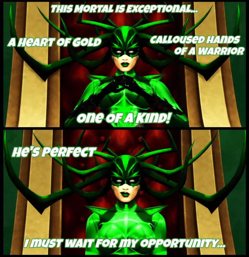 Image female,3d,comic,marvel,marvel_comics,captain_america_(series),thor_(series),avengers,page_2,captain_america,pof3445,the_sims_4,sims4,hela,steve_rogers