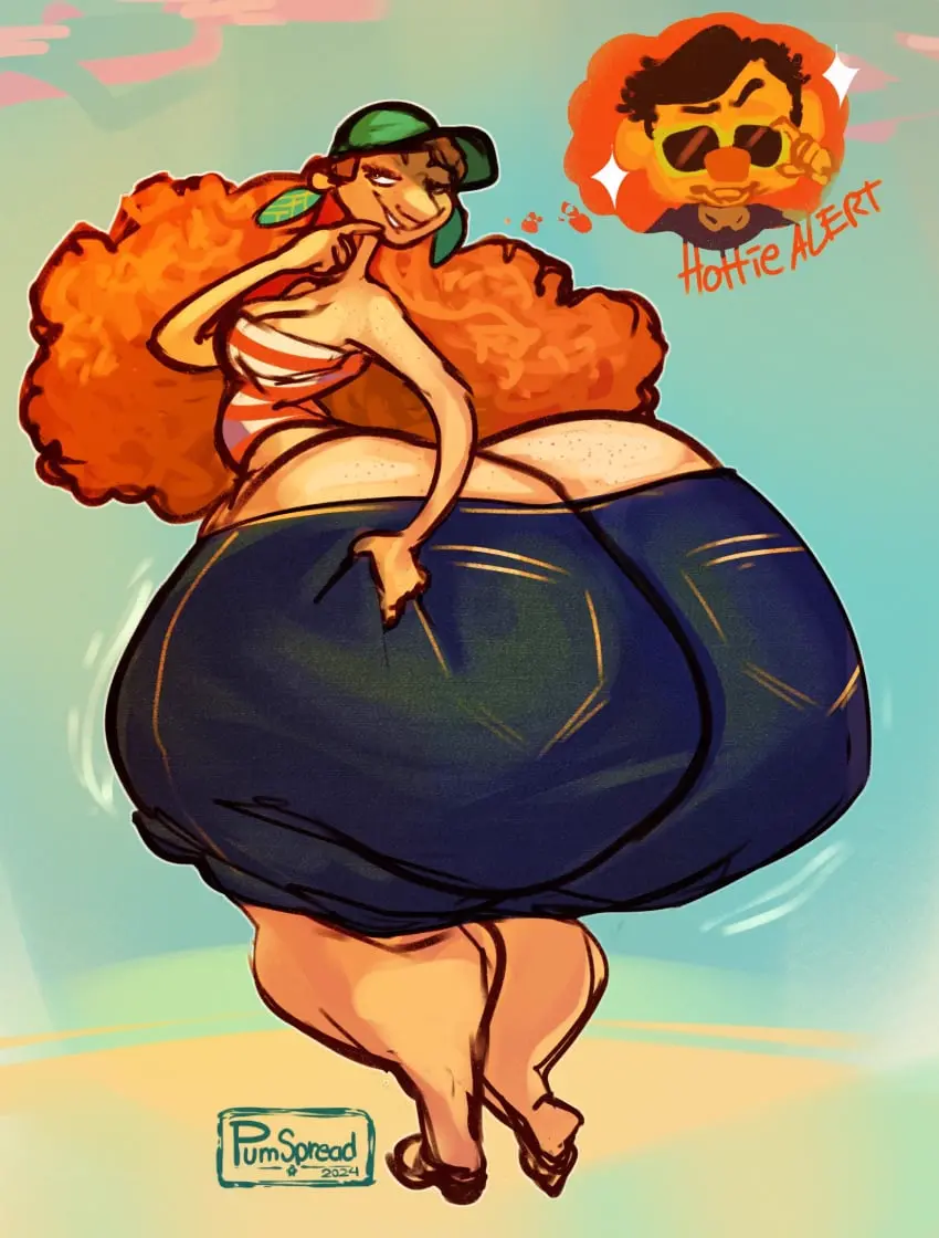 Image 1girls,breasts,clothing,female,female_only,solo,ass,big_ass,bottom_heavy,bubble_butt,huge_ass,inner_workings,kate_(inner_workings),red_head,thick_thighs,freckles,massive_ass,wide_hips,orange_hair,fat_ass,ginger,thick_ass,large_ass,thunder_thighs,hyper_ass,hyper,hand_on_ass,ass_cleavage,butt_crack,ass_bigger_than_head,ass_bigger_than_torso,hand_on_own_ass,paul_(inner_workings),pumspread