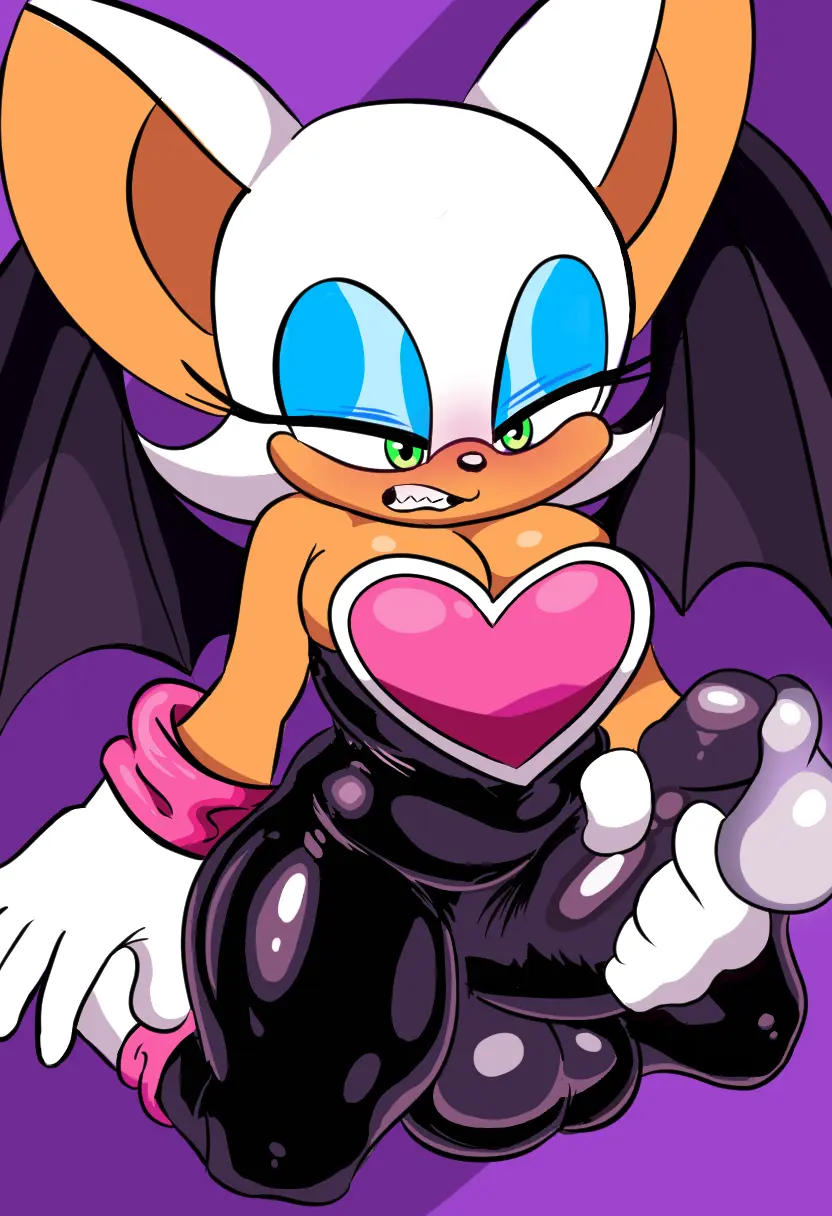 Image blush,breasts,clothing,hi_res,solo,cum,elbow_gloves,gloves,penis,thick_thighs,futanari,intersex,wide_hips,balls,anthro,futa_only,looking_pleasured,genital_fluids,masturbation,slightly_chubby,bodily_fluids,genitals,mammal,latex,sega,sonic_(series),sonic_the_hedgehog_(series),condom_suit,bat,rouge_the_bat,latex_suit,cum_in_bodysuit,cum_in_clothing,squeezysquisher
