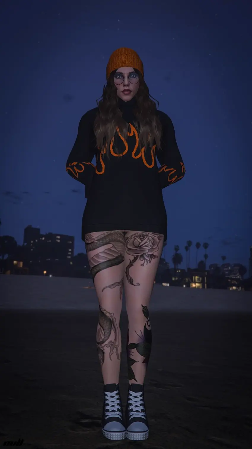 Image female,nude,pussy,vagina,tattoo,tattooed_arm,glasses,pussy_peek,nude_female,naked,public,no_panties,naked_female,pussy_lips,no_pants,sweater,beanie,shoes,flashing,public_nudity,voyeur,tattoos,tattoo_on_belly,tattoo_on_legs,flashing_pussy,tattoo_on_back,amelia_waters,grand_theft_auto,grand_theft_auto_online,grand_theft_auto_v,nopixel,nullinvoid