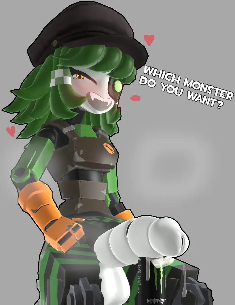 Image blush,looking_at_viewer,solo,1boy,male,penis,short_hair,hat,seductive,seductive_look,seductive_smile,white_skin,femboy,male_only,trap,grin,3d,green_hair,precum,english_text,steam,large_penis,girly,hearts_around_head,3d_model,colored_hair,sfm,english,twink,metallic_body,robot,robot_humanoid,long_penis,steamy_breath,steamy,source_filmmaker,robot_boy,penis_out,robot_joints,robot_penis,steamy_penis,monster_energy_drink,femboydom,robotic_arm,size_comparison,team_fortress_2,valve,monster_energy,valve_(company),mimi_sentry,sentry_(team_fortress_2),sentry_turret,tf2,monster_energy_can,moronic_artist,oliver_(novaprosp3kt)
