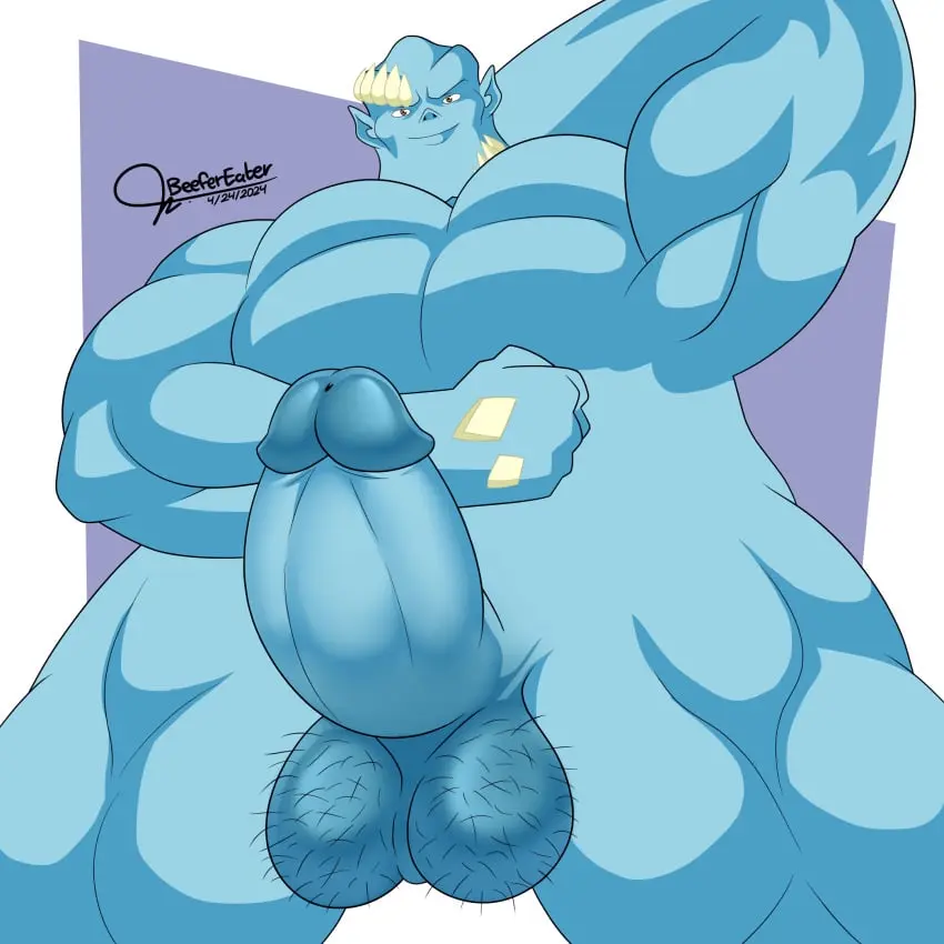Image looking_at_viewer,male,penis,big_penis,muscular,muscular_male,male_only,cock,dick,muscles,beefereater,galhot,meridian,vathek,w.i.t.c.h.