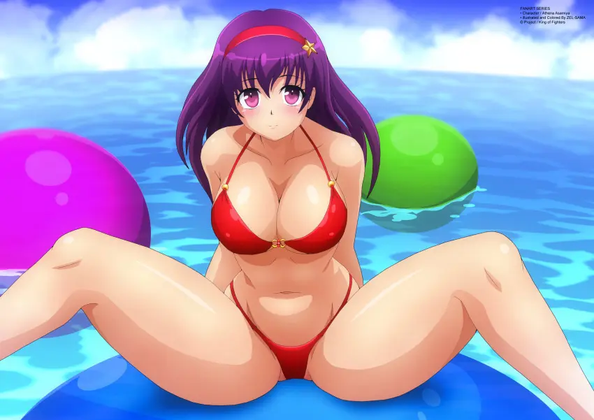 Image breasts,female,solo,tagme,purple_hair,athena_asamiya,king_of_fighters,psycho_soldier,snk,zel-sama