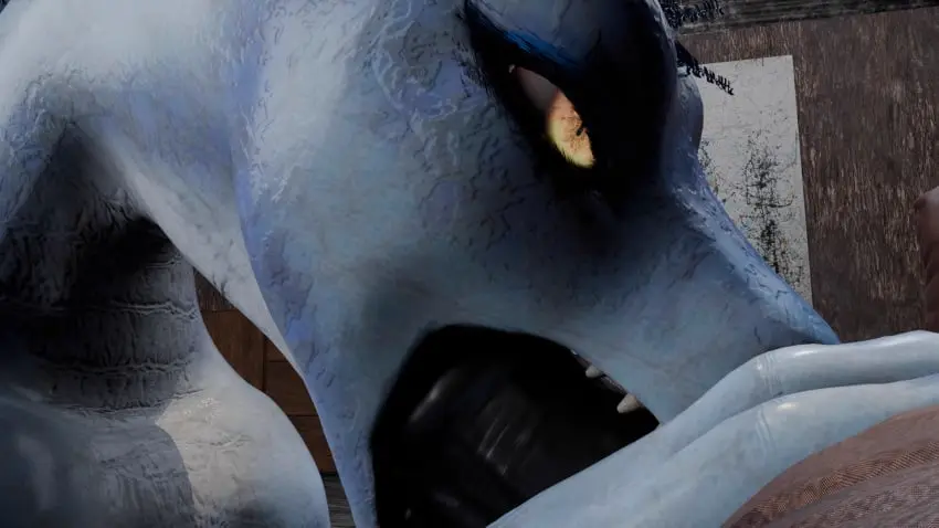 Image female,hi_res,open_mouth,solo,oral,sex,fellatio,teeth,penetration,deepthroat,bulge,mammal,sex_toy,dildo,oral_penetration,reptile,scalie,penile,feral,equid,equine,16:9,dinosaur,widescreen,dromaeosaurid,theropod,feral_penetrated,neck_bulge,0mr-wolf0