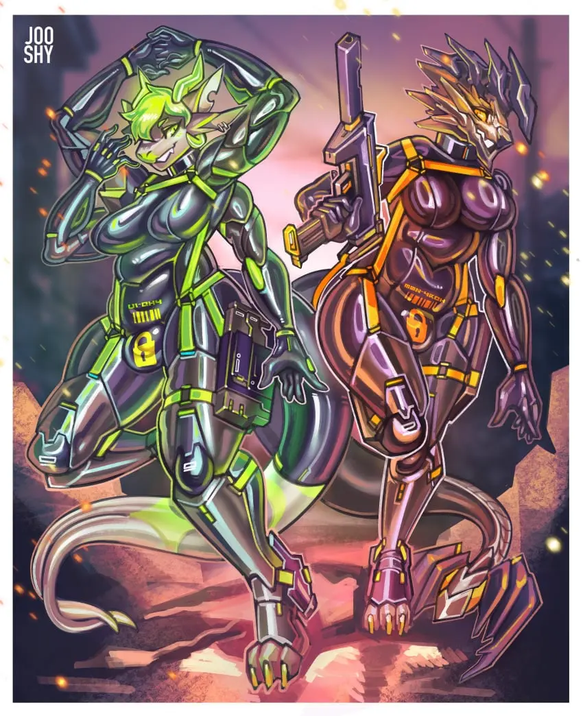 Image breasts,clothing,hi_res,tail,duo,futanari,intersex,orange_eyes,feet,digital_media_(artwork),hair,anthro,piercing,green_eyes,medium_breasts,mythology,absurd_res,bulge,green_hair,high_heels,footwear,grey_body,holding_object,latex,latex_clothing,latex_skinsuit,lock_bulge,null_bulge,skinsuit,tight_clothing,horn,ear_piercing,5_fingers,legwear,thigh_highs,bodysuit,2024,scales,scalie,fingers,holding_weapon,weapon,toes,boots,gynomorph,mythological_creature,dragon,mythological_scalie,brown_body,grey_clothing,ranged_weapon,black_clothing,yellow_sclera,wingless_dragon,black_bodysuit,capcom,high_heeled_boots,garter_straps,3_toes,gun,ear_ring,ring_piercing,harness,monster_hunter,holding_gun,multi_arm,multi_limb,latex_bodysuit,thigh_boots,science_fiction,brown_scales,flying_wyvern,nargacuga,grey_scales,4_arms,holster,holding_ranged_weapon,notched_ear,black_latex,toeless_footwear,trigger_discipline,jooshy,black_skinsuit,green_horn,grey_legwear,grey_thigh_boots,grey_thigh_highs,monarch_(narga),mp7,toeless_boots,uicha_(wouldulikesome)