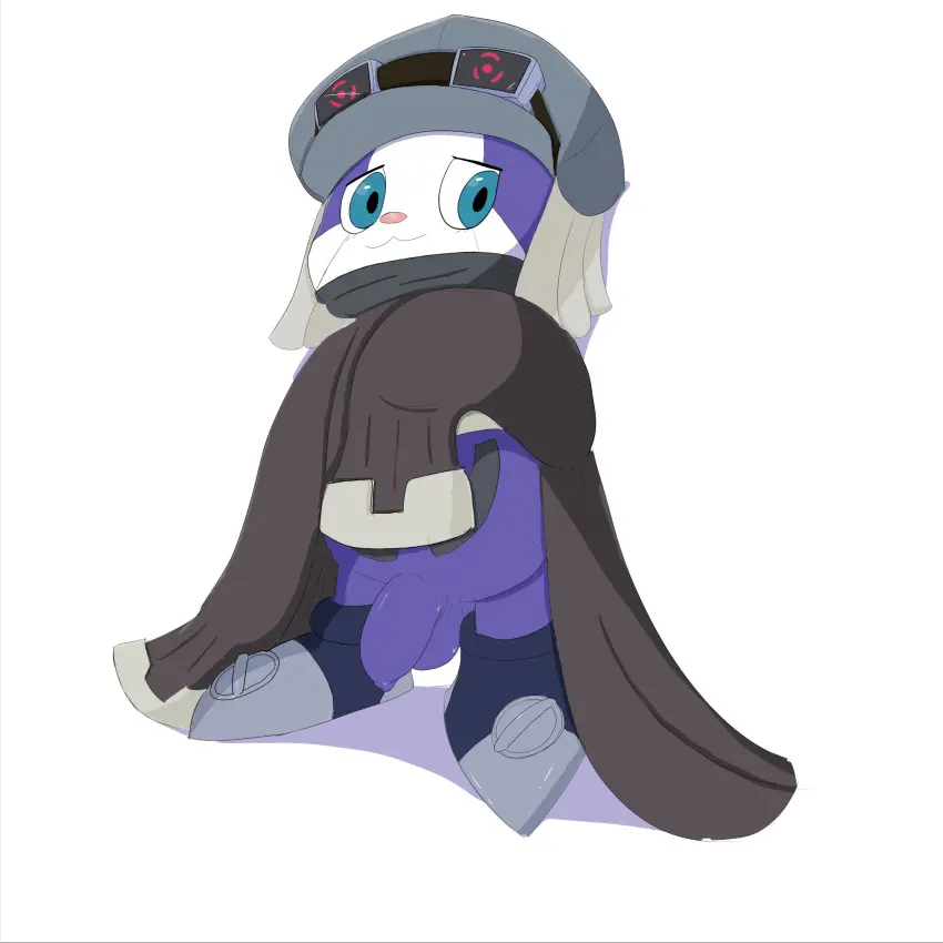 Image clothed,clothing,hi_res,looking_at_viewer,solo,male,penis,balls,anthro,presenting,flaccid,slightly_chubby,canid,canine,genitals,mammal,foreskin,uncircumcised,bandai_namco,digimon,digimon_(species),nervous,nervous_smile,flashing,presenting_penis,twerpishimp,flashing_penis,nervous_expression,appmon_(species),offmon
