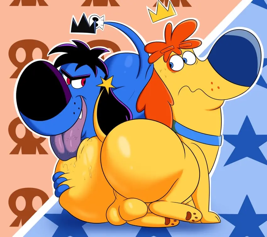 Image hi_res,licking,male,tongue,duo,male/male,absurd_res,gay,canid,canine,canis,domestic_dog,mammal,nickelodeon,colossalstars,butt_lick,the_fairly_oddparents,anti-sparky,sparky_(fairly_oddparents)