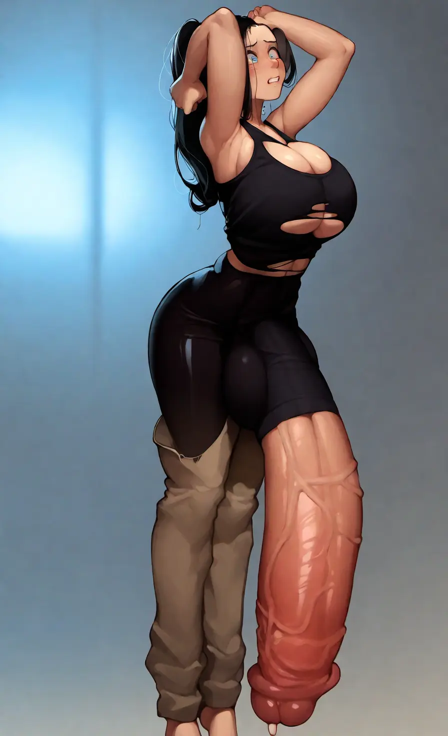 Image breasts,penis,futanari,intersex,ai_generated,huge_cock,huge_breasts,futa_only,hyper_penis,novelai,breast_expansion,penis_expansion,very_long_penis,blacklight9699