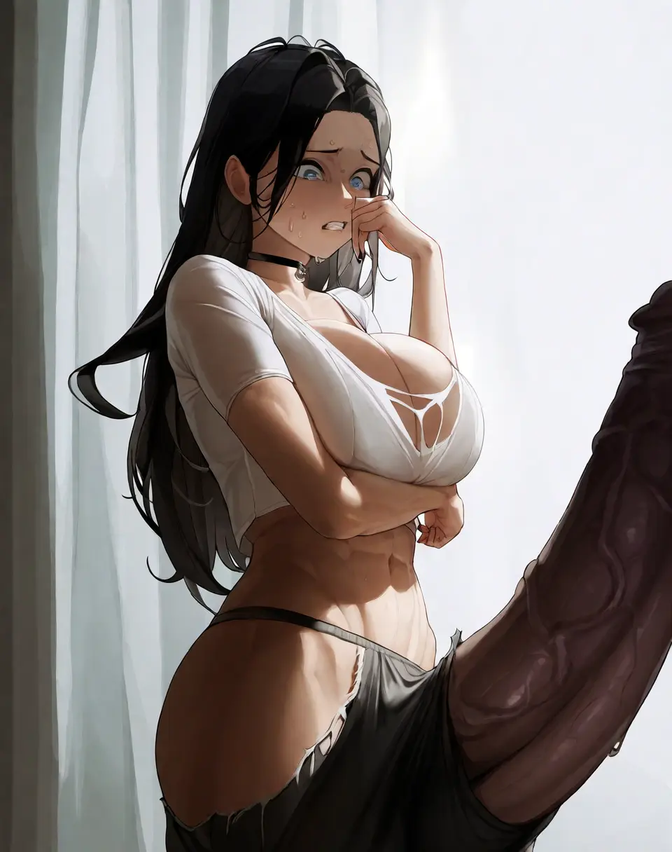 Image breasts,penis,futanari,intersex,ai_generated,huge_cock,huge_breasts,hyper_penis,novelai,breast_expansion,penis_expansion,blacklight9699