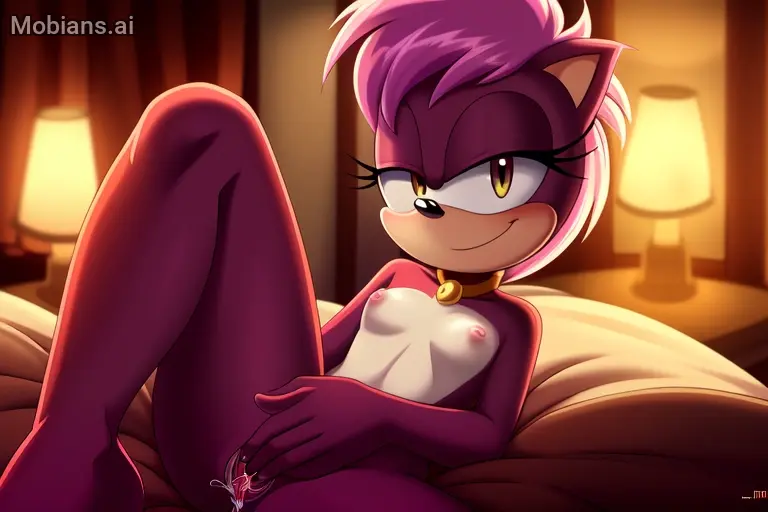 Image 1girls,blush,breasts,female,looking_at_viewer,nipples,smile,solo,animal_ears,bangs,nude,pussy,short_hair,yellow_eyes,bed_sheet,lying,on_back,furry,small_breasts,uncensored,barefoot,watermark,ai_generated,artist_name,happy,anthro,furry_female,anus,completely_nude,spread_legs,sitting,pussy_juice,half-closed_eyes,on_bed,purple_hair,bed,indoors,masturbation,collar,curtains,closed_mouth,split_mouth,fingering,female_masturbation,knee_up,eyeshadow,makeup,leg_up,sonic_(series),sonic_the_hedgehog_(series),body_fur,blurry,blurry_background,rodent,hedgehog,mobian_(species),lamp,animal_nose,sonia_the_hedgehog,sonic_underground,two-tone_fur