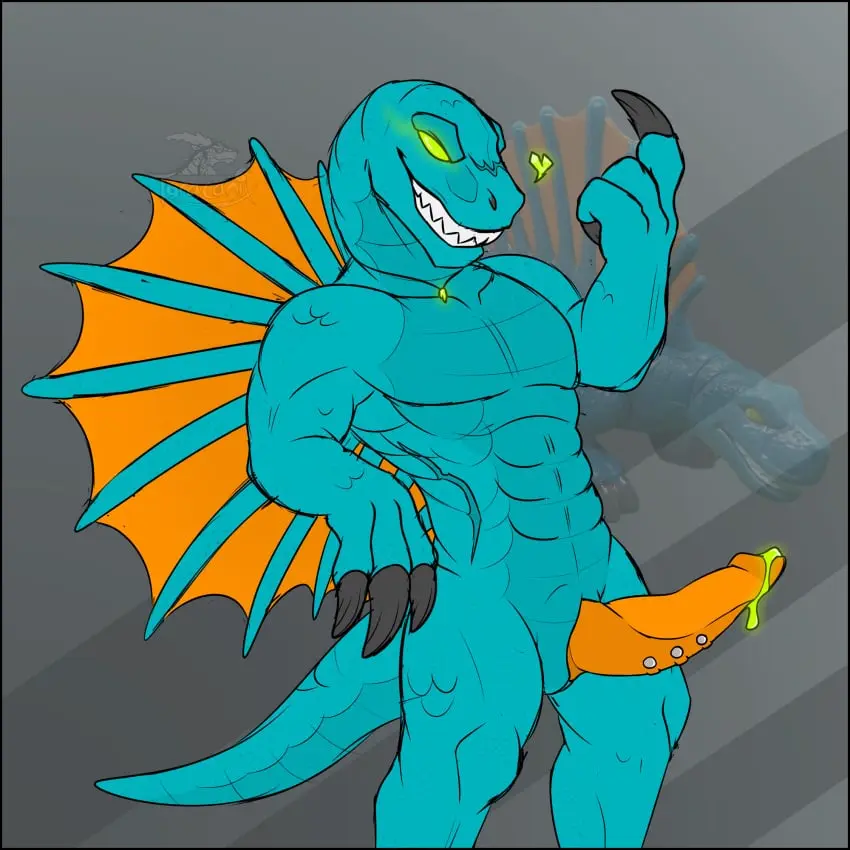 Image hi_res,simple_background,smile,solo,cum,male,penis,tail,big_penis,colored,muscular,muscular_male,male_only,digital_drawing_(artwork),digital_media_(artwork),grin,grinning_at_viewer,jewelry,teeth,anthro,gradient_background,piercing,green_eyes,necklace,presenting,glowing_eyes,genital_fluids,bodily_fluids,genitals,claws,muscular_anthro,pecs,colored_sketch,orange_body,blue_body,reptile,scales,scalie,sketch,abs,scar,fingers,animal_genitalia,glowing,3_fingers,rock,black_claws,toothy_grin,full-length_portrait,portrait,genital_piercing,presenting_penis,penis_piercing,cloaca,flirting,flat_colors,cocky_smile,colored_cum,unusual_bodily_fluids,unusual_cum,unusual_genital_fluids,metal,orange_penis,teal_body,green_cum,crystal,flirting_with_viewer,toy,coaxing,dimetrodon,fisher-price,glowing_crystal,glowing_cum,glowing_jewelry,glowing_necklace,green_crystal,mattel,orange_cloaca,pelycosaur,plastic_toy,sail_(anatomy),silver_piercing,sphenacodontid,synapsid,toothy_smile,toracanix