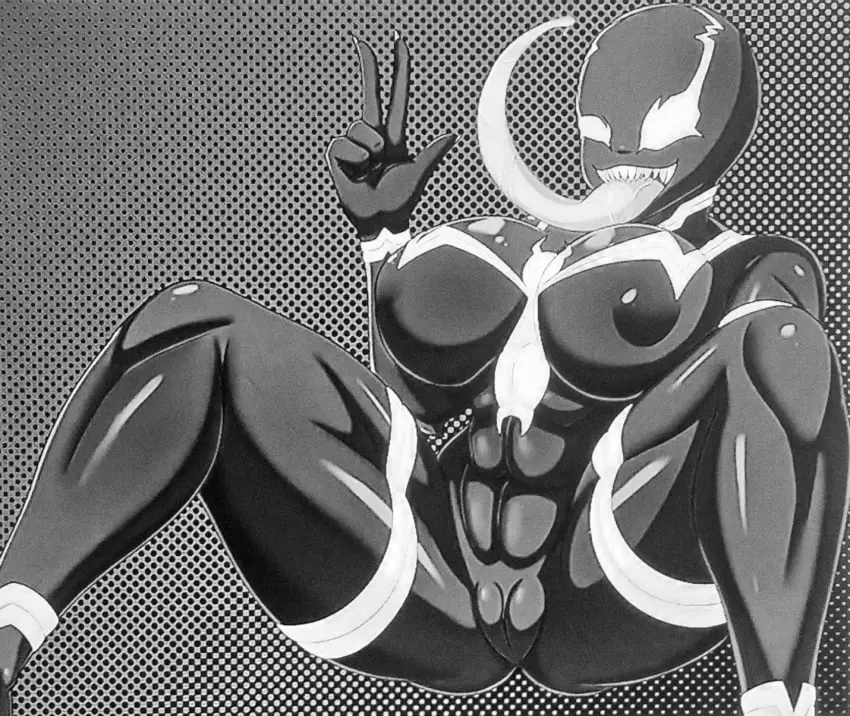 Image 1girls,big_breasts,breasts,female,female_only,pussy,big_ass,seductive,thick_thighs,thighs,voluptuous,hairless_pussy,naked,monster_girl,voluptuous_female,saliva,completely_nude_female,sharp_teeth,black_and_white,legs_up,black_skin,black_body,legs_apart,big_nipples,abs,seductive_pose,marvel,marvel_comics,peace_sign,sharp_fingernails,saliva_on_tongue,showing_pussy,hairless,showing_breasts,nightmare_waifu,gyro332x,large_tongue,mister_axolotl,she-venom