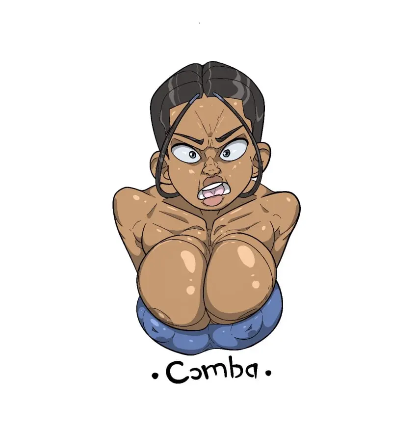Image 1girls,big_breasts,breasts,female,angry,edit,nipple_bulge,avatar_legends,avatar_the_last_airbender,katara,water_tribe,comba