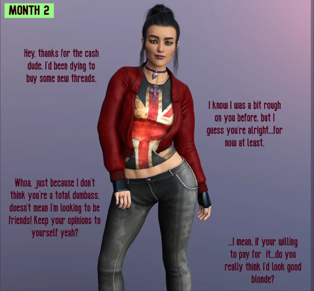 Image female,black_hair,male,choker,original,3d,comic,incest,lipstick,femsub,transformation,maledom,punk,corruption,bimbofication,step-incest,ultspd,stepfather_and_stepdaughter