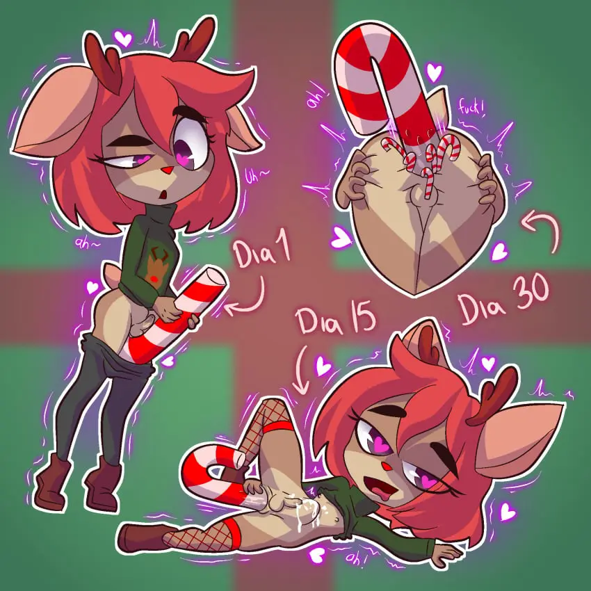 Image clothed,clothing,hi_res,pants,simple_background,solo,cum,male,penis,red_hair,anal,anal_sex,femboy,male/male,digital_drawing_(artwork),digital_media_(artwork),eyebrows,hair,size_difference,anthro,text,stockings,ejaculation,penis_size_difference,small_penis,looking_pleasured,penetration,genital_fluids,masturbation,bodily_fluids,genitals,mammal,sex_toy,horn,thick_eyebrows,christmas,dildo,legwear,smaller_male,big_ears,spanish_text,deer,holidays,heart_symbol,big_dildo,cumming_while_penetrated,bottomwear,yerolay,heart_eyes,food,christmas_clothing,candy,dessert,candy_cane,gaby_(goatgaby)