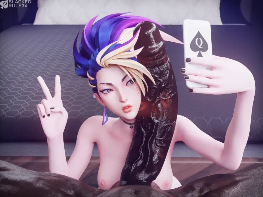 Image 1girls,female,1boy,male,penis,big_penis,uncensored,kneeling,dark-skinned_male,interracial,huge_cock,3d,selfie,k/da_series,league_of_legends,qos,queen_of_spades,phone,akali,penis_on_face,imminent_sex,absurdly_large_cock,peace_sign,huge_penis,imminent_oral,k/da_akali,selfie_with_penis,blackedr34,penis_bigger_than_throat