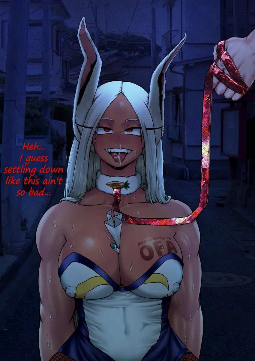 Image 1girls,big_breasts,breasts,female,long_hair,nipples,red_eyes,smile,white_hair,1boy,cum,cum_on_face,male,sweat,tongue_out,tongue,interracial,muscular,partial_male,huge_breasts,light-skinned_male,my_hero_academia,teenager,bunny_ears,bunny_girl,rabbit_ears,dark-skinned_female,amano44,boku_no_hero_academia,izuku_midoriya,english_text,sweating,sweaty,erect_nipples,muscular_female,older_female,older_female_and_younger_male,younger_male,imminent_sex,miruko,rabbit_girl,rumi_usagiyama,heroine,erect_nipples_under_clothes,corruption,hero,leash_and_collar,holding_leash,pregnancy_test,claimed,property,property_of