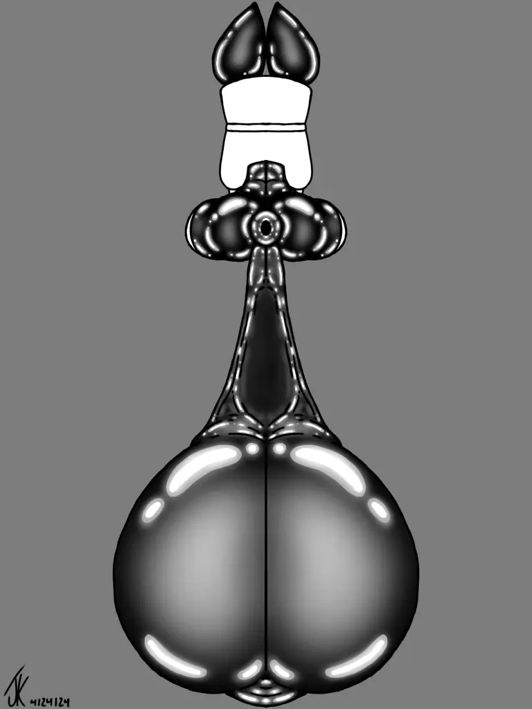 Image male,male_only,looking_away,balls,original_character,self_upload,latex,oc,hyper_balls,small_but_hung,toony,donut_anus,hanging_balls,ushanka,no_visible_face,jokingbing