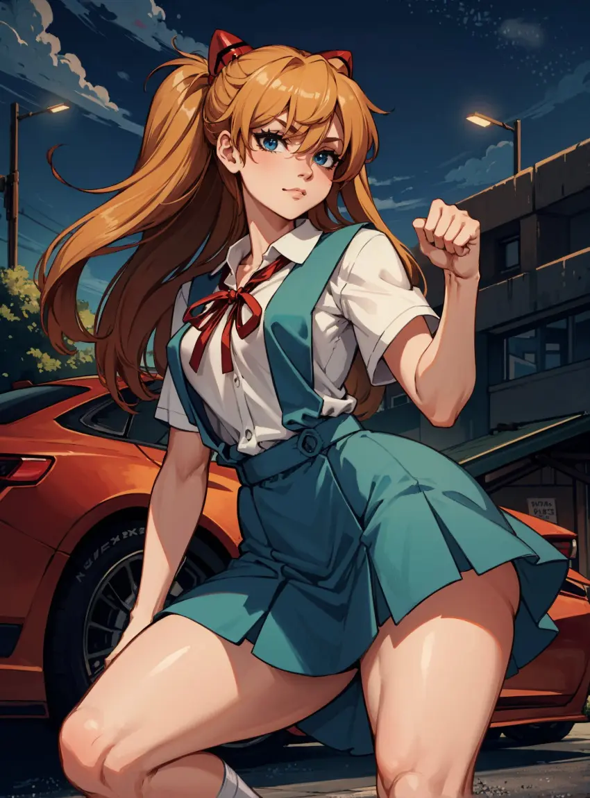Image female,looking_at_viewer,ai_generated,asuka_langley_sohryu,neon_genesis_evangelion,makimass_ai