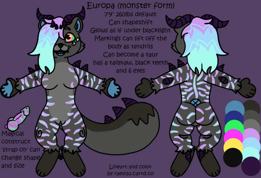 Image female,hi_res,penis,pussy,tail,monster,genitals,mammal,sex_toy,horn,dildo,raccoon,animal_genitalia,animal_penis,canine_genitalia,canine_penis,knot,markings,semi-anthro,spikes,glowing,raccoon_tail,procyonid,spikes_(anatomy),knotted_dildo,reference_image,glowing_markings,spiked_tail,unusual_anatomy,unusual_tail,tail_mouth,raevi10,tailmaws