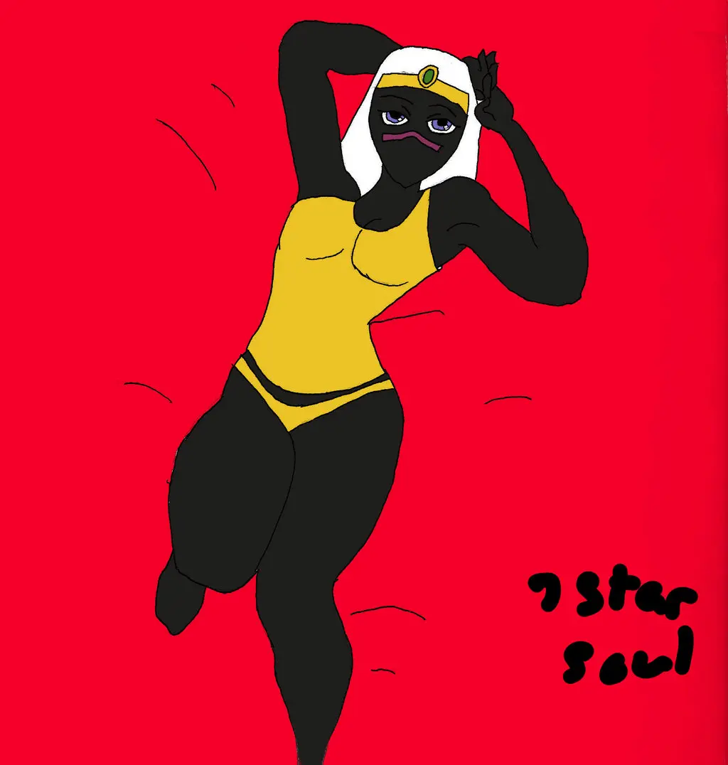 Image female,alien,alien_girl,looney_tunes,warner_brothers,alien_humanoid,pajamas,duck_dodgers,martian,martian_(duck_dodgers),queen_tyr'ahnee,7starsoul