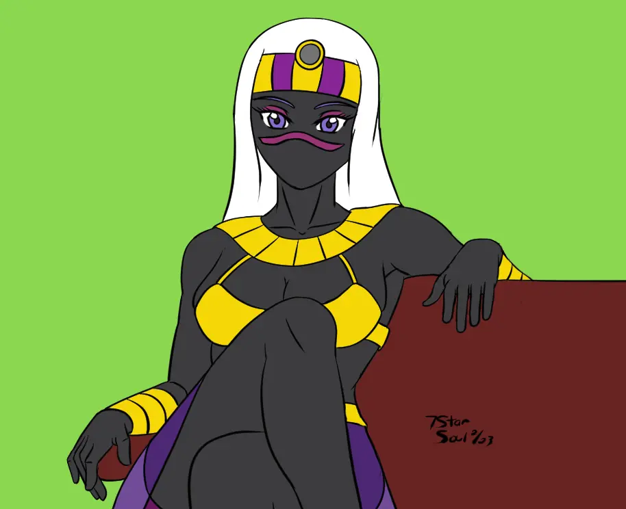 Image female,alien,alien_girl,crossed_legs,looney_tunes,warner_brothers,alien_humanoid,duck_dodgers,martian,martian_(duck_dodgers),queen_tyr'ahnee,7starsoul