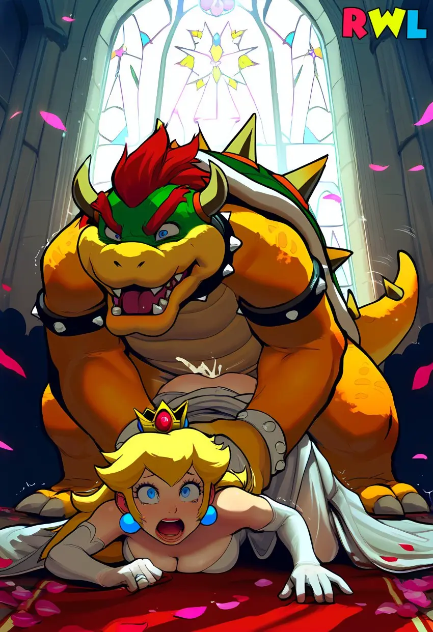 Image 1girls,big_breasts,breasts,clothing,female,looking_at_viewer,open_mouth,1boy,blue_eyes,cum,gloves,male,tail,ass,earrings,sex,ai_generated,cleavage,size_difference,cum_in_pussy,cum_inside,blonde_hair,scared,indoors,mario_(series),public,claws,fangs,sex_from_behind,interspecies,scared_expression,all_fours,rape,princess_peach,cheating,netorare,ntr,church,crown,bowser,cuckold,wedding_dress,public_sex,wedding_ring,crowd,screaming,bride,petals,cheating_on_wedding_day,crawling,lifted_skirt,stained_glass,public_humiliation,wedding,forced_wedding,realwaifulaifu,rwl,wedding_peach_(super_mario_odyssey)