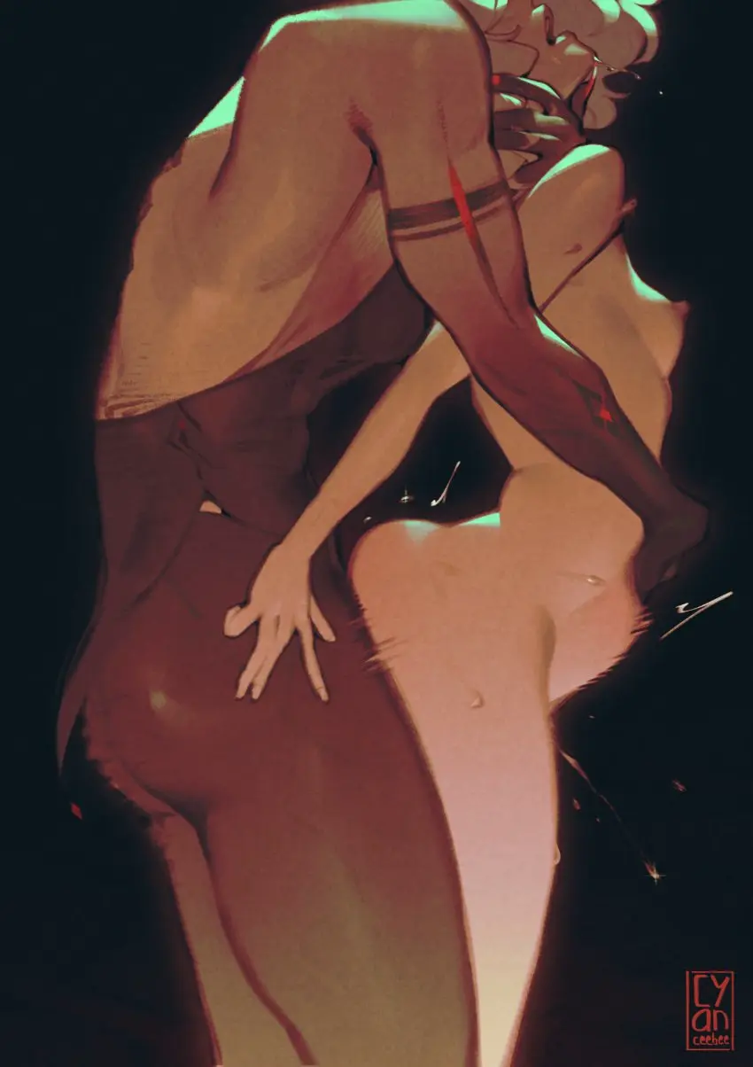 Image 1girls,breasts,female,highres,human,light-skinned_female,light_skin,nipples,open_mouth,pants,simple_background,standing,white_hair,multiple_girls,nude,ass,sex,small_breasts,1futa,duo,futa_on_female,futanari,intersex,light-skinned_futa,artist_name,pussy_juice,genshin_impact,saliva,sex_from_behind,motion_lines,stomach_bulge,standing_sex,artist_logo,arched_back,furina_(genshin_impact),arlecchino_(genshin_impact),neck_grab,implied_futa,colored_extremities,cyanceebee