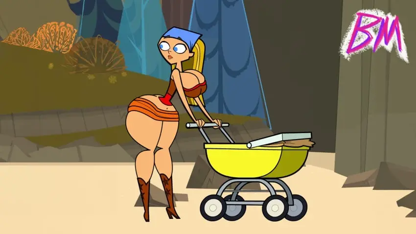 Image big_breasts,breasts,female,female_only,big_ass,female_focus,huge_breasts,accurate_art_style,alternate_breast_size,total_drama_island,expansion,ass_cleavage,cartoon_network,butt_crack,lindsay_(tdi),edited_screencap,booberries_morphs