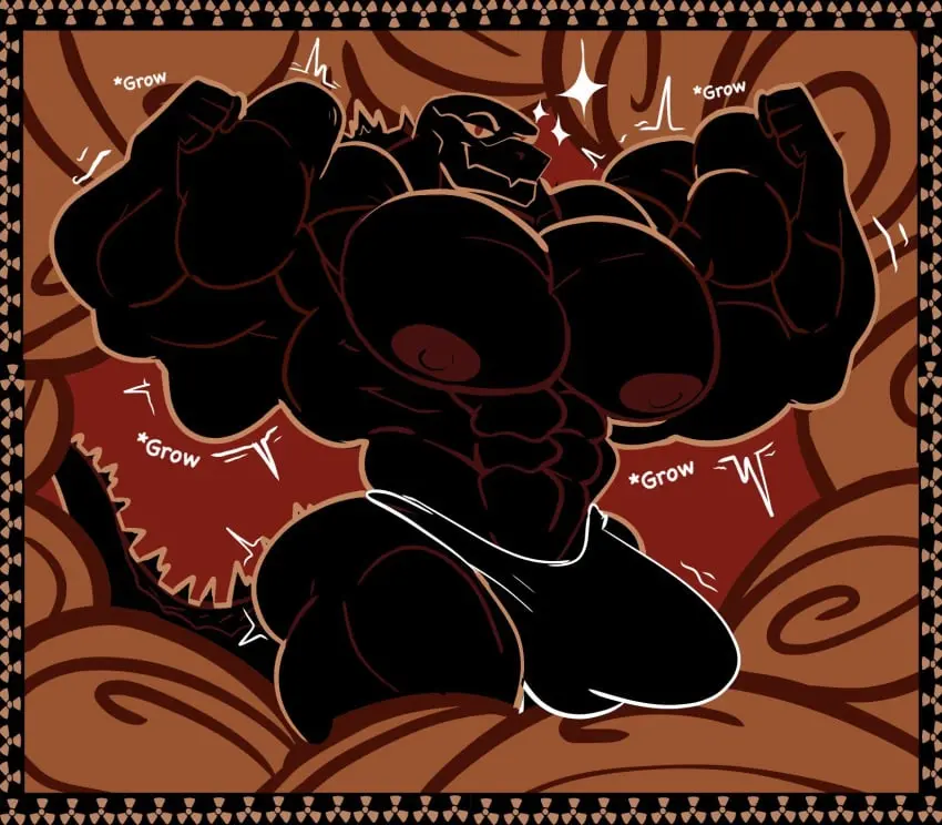 Image clothed,clothing,hi_res,nipples,red_eyes,solo,male,tail,underwear,thick_thighs,muscular,muscular_male,male_only,anthro,cloud,bulge,underwear_only,muscular_anthro,pecs,thong,expansion,abs,big_muscles,huge_thighs,big_bulge,spikes,huge_bulge,big_pecs,growth,penis_expansion,muscular_arms,muscular_thighs,spikes_(anatomy),godzilla_(series),kaiju,genital_expansion,huge_muscles,spiked_tail,godzilla,flexing,huge_pecs,toho,hercules_(disney),zeuszilla,muscle_growth,oleanderin