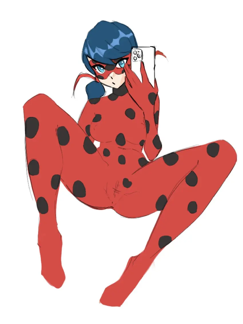Image 1girls,big_breasts,breasts,female,female_only,solo,white_background,blue_eyes,blue_hair,2d,sitting,cameltoe,2d_(artwork),bodysuit,nipple_bulge,phone,superheroine,skin_tight,tight_clothes,pigtails,miraculous_ladybug,ladybug_(character),marinette_dupain-cheng,miraculous:_tales_of_ladybug_and_cat_noir,eye_mask,domino_mask,taking_selfie,bagelfree