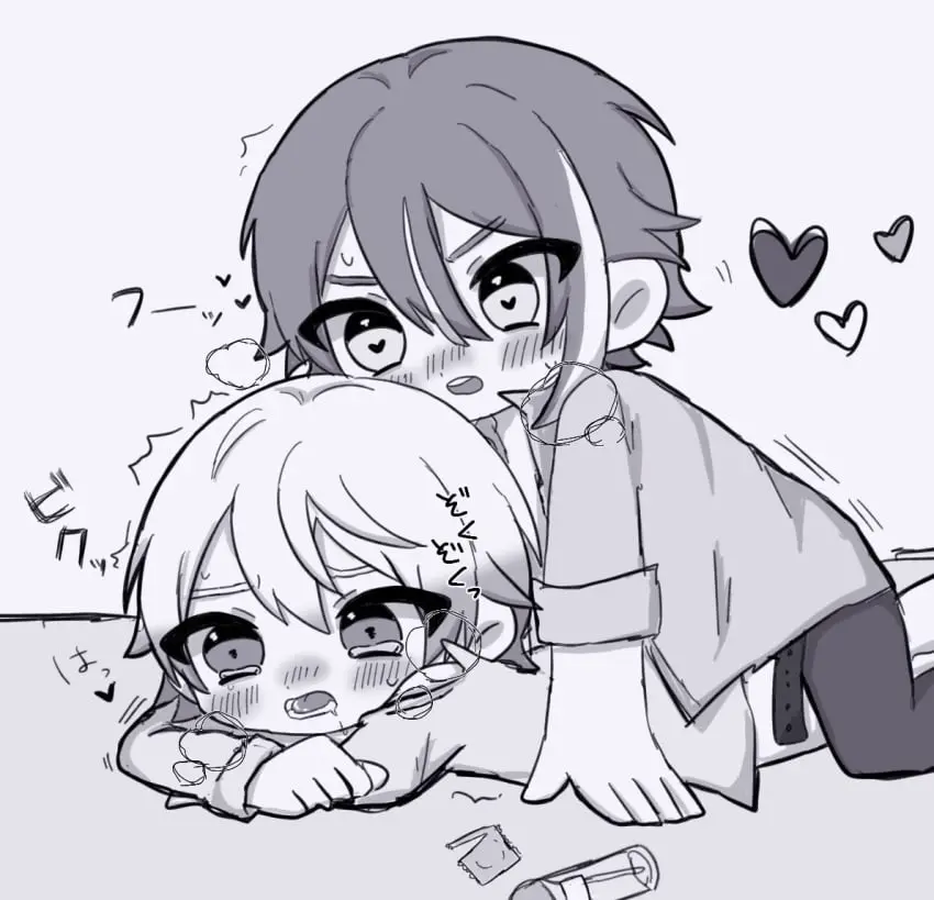 Image male,2boys,anal,anal_sex,gay,chibi,chibi_style,erotic_chibi,project_sekai,kamishiro_rui,tenma_tsukasa
