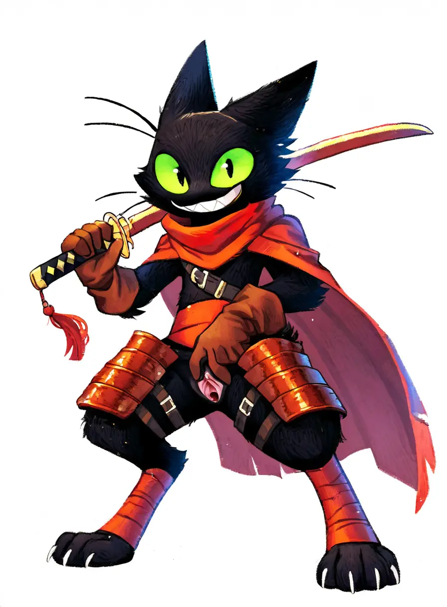 Image pussy,intersex,ai_generated,spread_pussy,cuntboy,sword,sheriff_mao_mao_mao