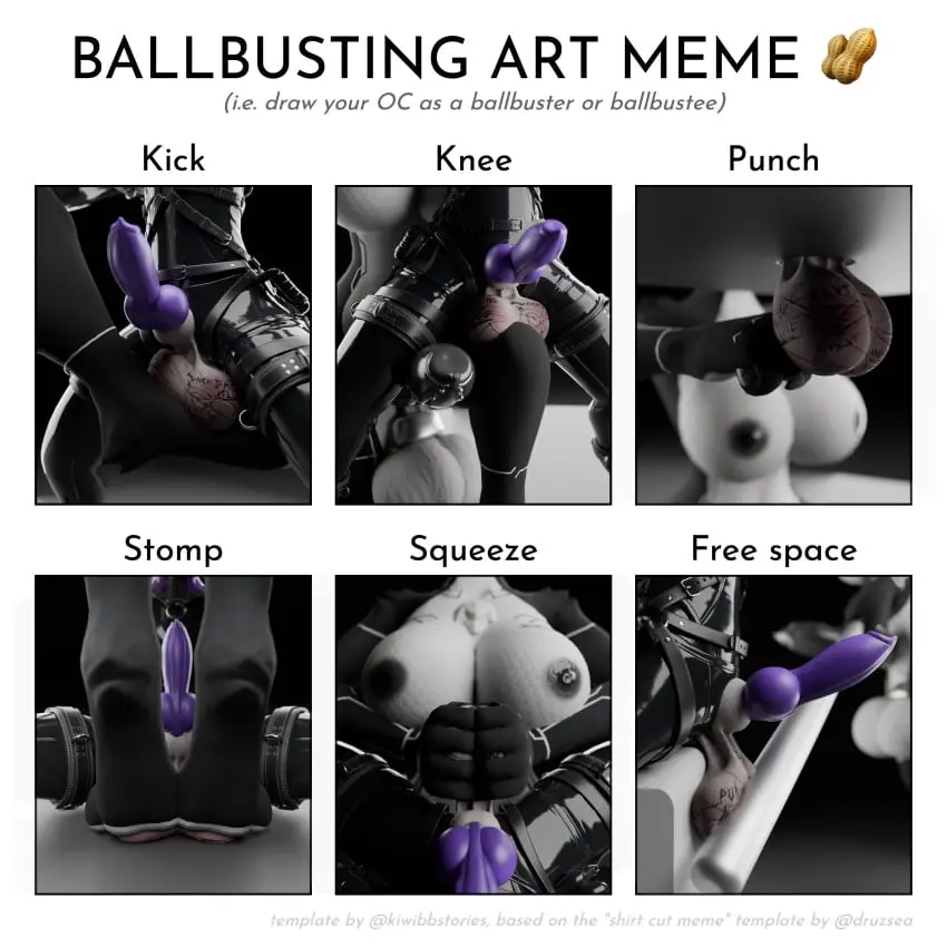 Image breasts,female,hi_res,nipples,male,penis,duo,humanoid,balls,male/female,size_difference,anthro,absurd_res,genitals,mammal,latex,dominant,submissive_male,submissive,bondage,torture,scar,dominant_female,knot,meme,larger_female,bound,dominant_intersex,hyena,holding_bat,ballbusting,cock_and_ball_torture,harness,bruised,larger_intersex,pain,genital_torture,male_ryona,bounddev,niko_(bounddev),rexouium,bruised_balls,punch,bat_(object),kick,angel1ca_(bounddev),ball_punching,ballbusting_art_meme,balls_scar,hit,kicking_balls,knee_on_balls