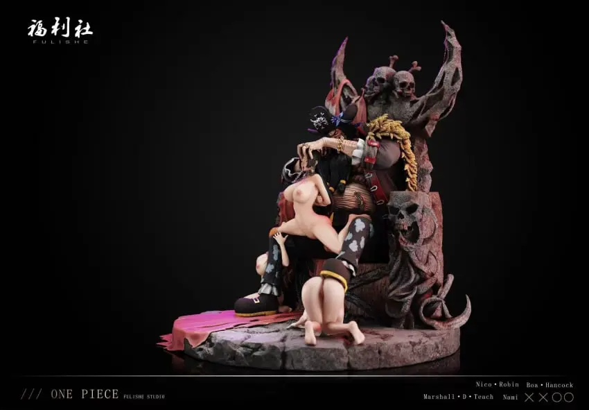 Image female,male,sex,one_piece,nami_(one_piece),post-timeskip,artist_request,nico_robin,slave,boa_hancock,mindbreak,figurine,figurines,marshall_d_teach