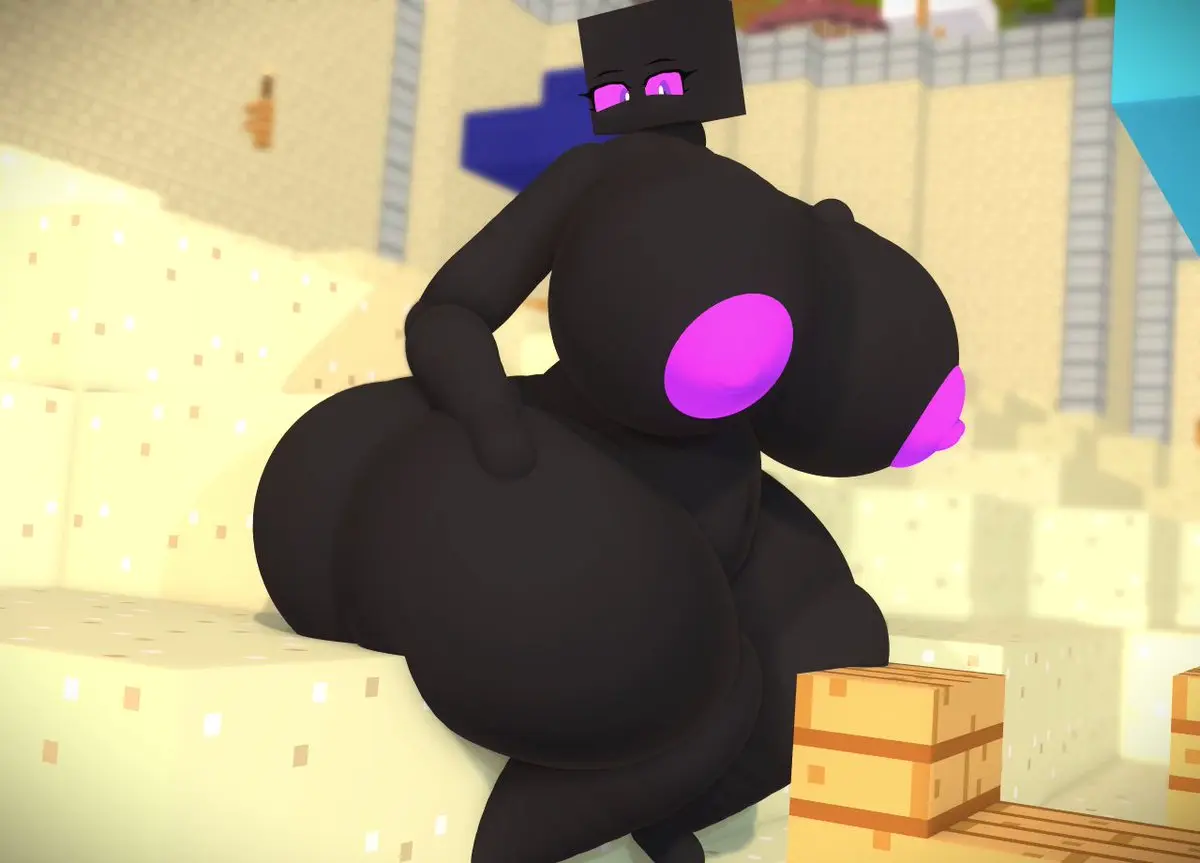 Image 1girls,big_breasts,breasts,female,female_only,tagme,minecraft,enderman,enderlady_(hbtheender),hbtheender