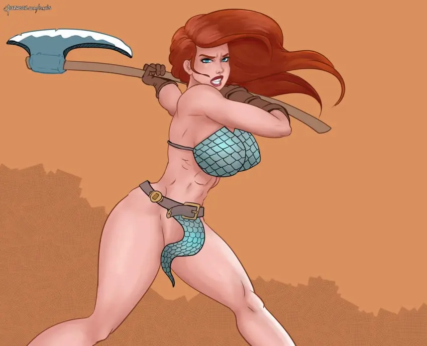 Image 1girls,big_breasts,breasts,female,human,large_breasts,light-skinned_female,light_skin,ass,big_ass,female_focus,huge_ass,thick_thighs,thighs,voluptuous,wide_hips,hips,waist,digital_media_(artwork),huge_breasts,legs,thick,busty,curvy,curvy_figure,mature_female,hourglass_figure,slim_waist,no_panties,chest,curvaceous,thick_hips,thick_legs,mature,large_ass,bust,red_sonja,mavruda,red_sonja_(comics)