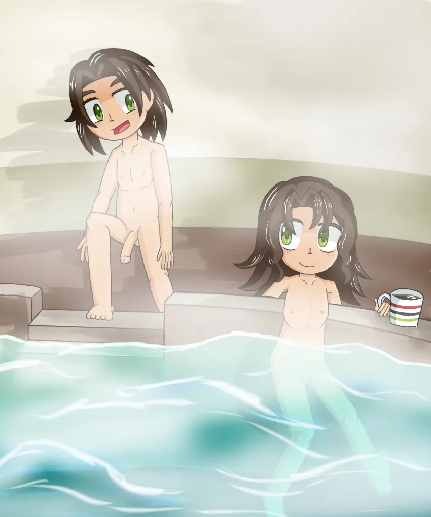 Image 1girls,female,1boy,male,nude,nude_female,nude_male,brother_and_sister,flipline_studios,papa_louie,amauro_pogonysh,bruna_romano_(papa_louie),carlo_romano_(papa_louie)