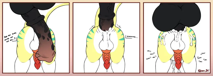 Image hi_res,cum,male,penis,sex,duo,erection,anal,anal_sex,male/male,balls,anthro,cum_inside,cumming_while_penetrating,penetration,genital_fluids,bodily_fluids,genitals,animal_genitalia,animal_penis,knot,sheath,feral,equine_genitalia,equine_penis,flared_penis,feher,gelavem