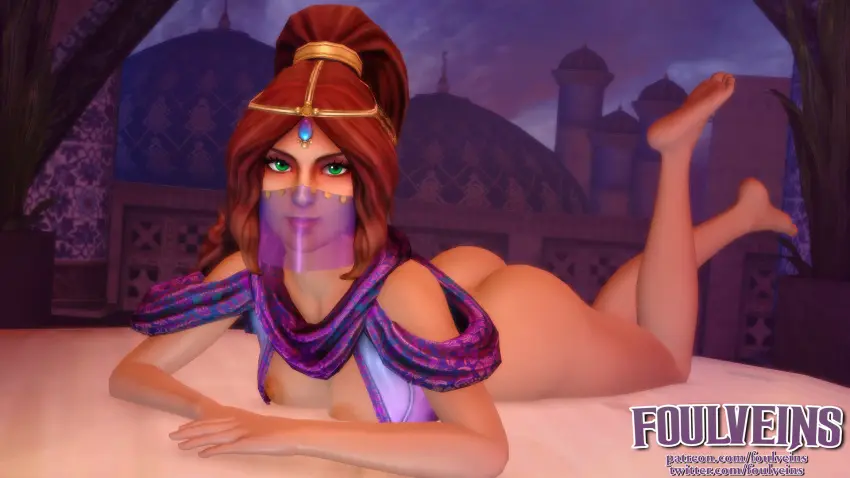Image 1girls,female,light-skinned_female,light_skin,nude,goddess,mythology,smite,european_mythology,pinup,brown_hair,greek_mythology,3d,alternate_costume,harem_outfit,aphrodite_(smite),hi-rez_studios,foulveins,oasis_djinn_aphrodite
