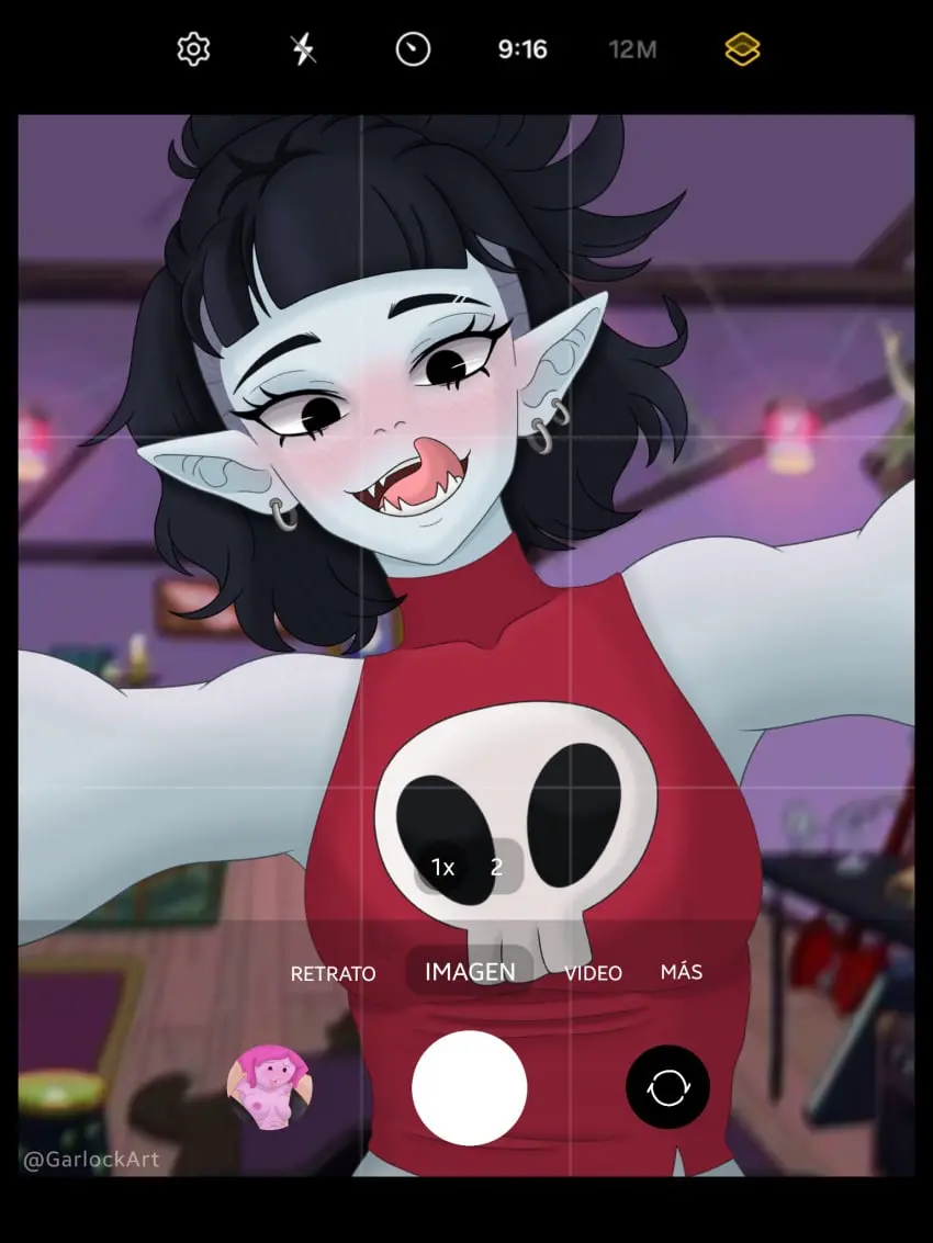 Image female,2girls,multiple_girls,tagme,adventure_time,garlock,marceline