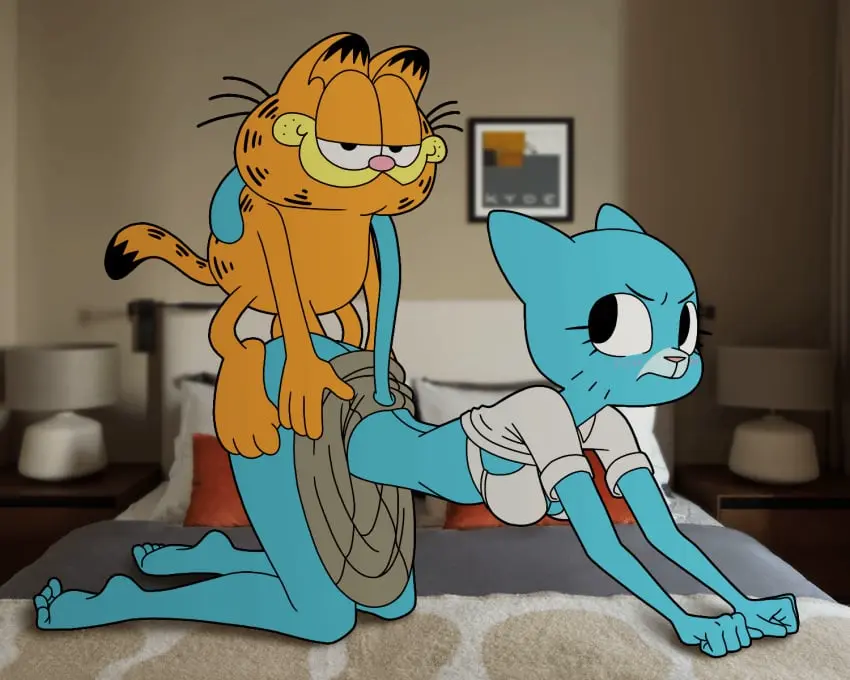 Image 1girls,breasts,female,1boy,male,penis,straight,bra,furry,sex,male/female,2d,animated,loop,feline,smaller_male,larger_female,small_dom_big_sub,2d_animation,cartoon_network,warner_brothers,paramount_pictures,kyde,nicole_watterson,the_amazing_world_of_gumball,garfield_(series),garfield_the_cat,paws,_inc.