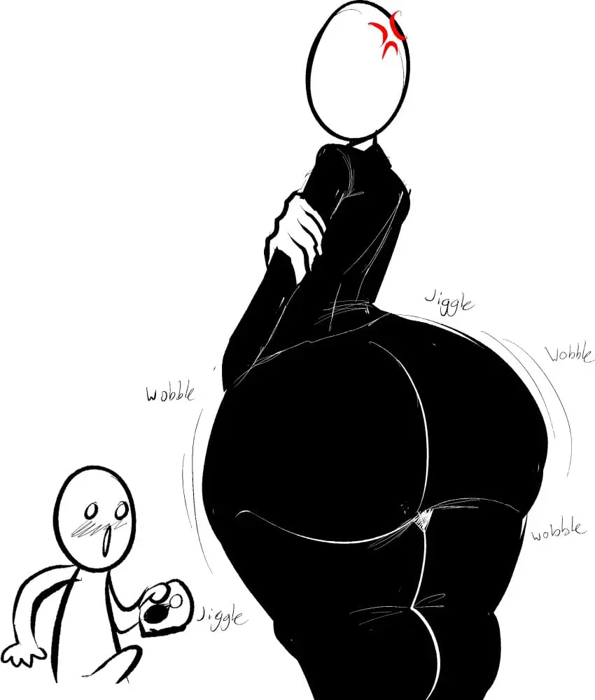 Image 1boy,male,ass,big_ass,big_butt,faceless_male,huge_ass,huge_butt,femboy,male_only,fat_ass,thick_ass,thick_butt,butt,fully_clothed,boner,bald,anon,fat_butt,jiggling_ass,wobbling_ass,nightmare_waifu,creepypasta,anger_symbol,lazycumlol,slenderman