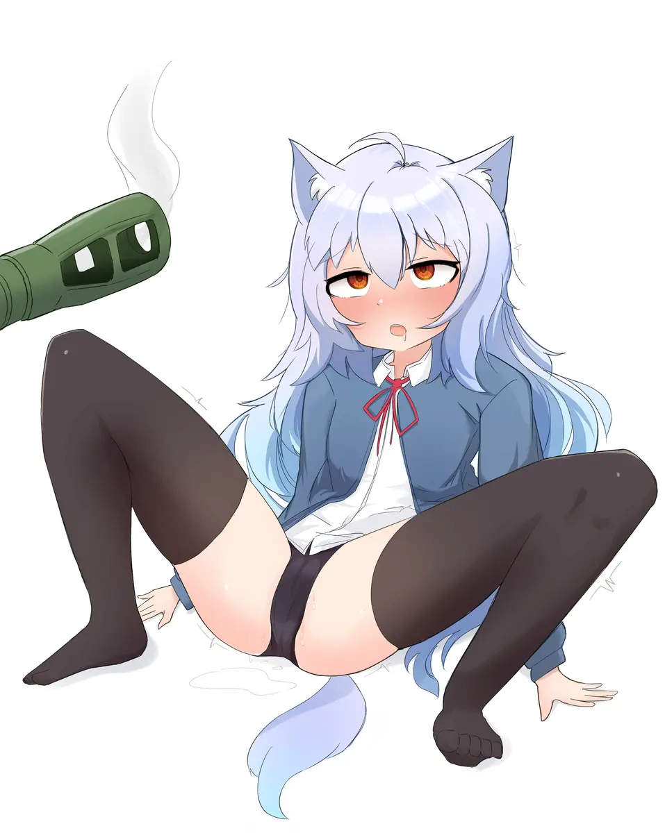 Image thighhighs,panties,cat_ears,amx_50_foch,foch,reta,war_thunder