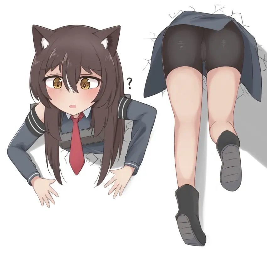 Image female,pussy,cat_ears,shorts,tie,leopard,reta,war_thunder,leopard_1