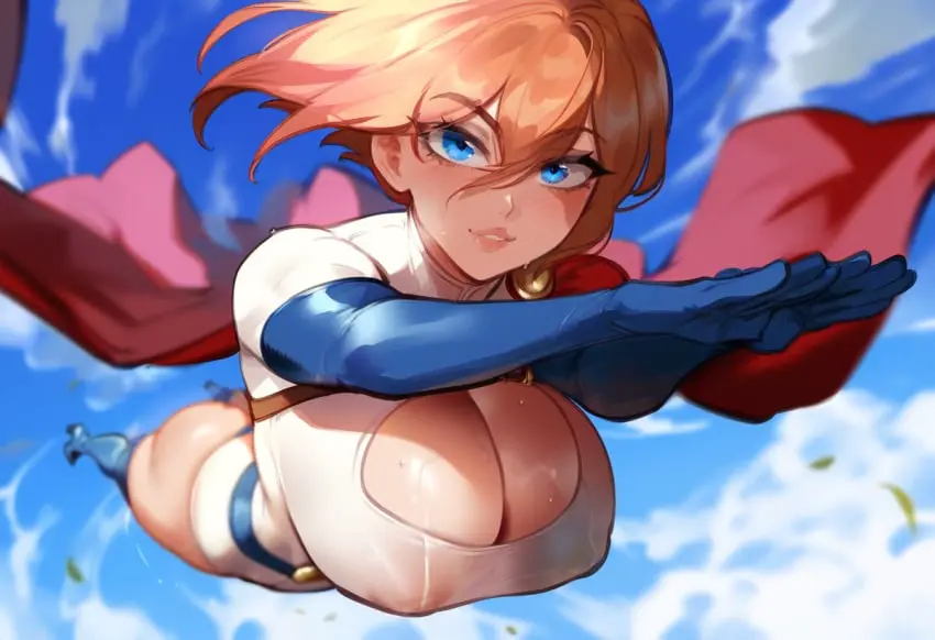 Image 1girls,big_breasts,blush,breasts,clothed,clothing,female,female_only,hi_res,large_breasts,light-skinned_female,light_skin,solo,blue_eyes,short_hair,female_focus,thick_thighs,ai_generated,bare_thighs,color,solo_female,tagme,blonde_hair,high_heels,dc,dc_comics,nipples_visible_through_clothing,superheroine,high_heel_boots,suit,superman_(series),kara_zor-l,karen_starr,power_girl,darkmagic_ai