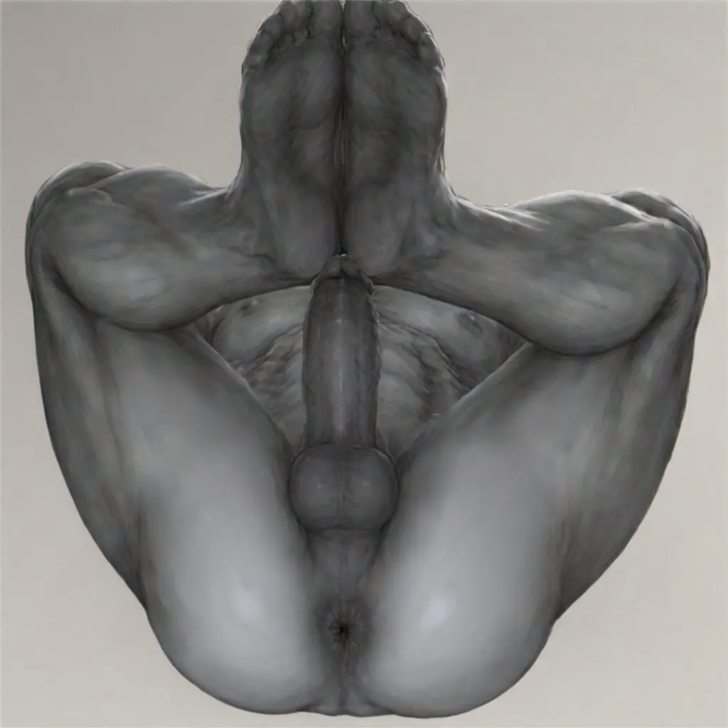 Image nipples,male,penis,ass,erection,muscular,muscular_male,feet,ai_generated,male_only,balls,anus,feet_up,legs_up,soles,presenting_hindquarters,solo_male,presenting_anus,5_toes,spread_ass,outlast,walrider