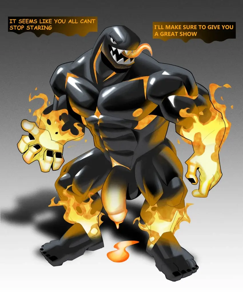 Image hi_res,looking_at_viewer,solo,cum,male,nude,penis,tongue_out,tongue,big_penis,barefoot,humanoid,humanoid_penis,muscular,muscular_male,feet,male_only,yaoi,teeth,balls,anthro,my_hero_academia,absurd_res,gay,mario_(series),nintendo,sharp_teeth,big_balls,genital_fluids,bodily_fluids,genitals,muscular_anthro,latex,licking_lips,half-erect,anthro_only,possession,talking_to_viewer,elemental_manipulation,fire,fire_manipulation,muscles,gay_male,mind_control,after_transformation,takeover,licking_own_lips,unusual_bodily_fluids,unusual_cum,unusual_genital_fluids,lava,symbiote,possessed,nomu,enji_todoroki,lava_cum,taurodin,todoroki_enji,bullet_bill